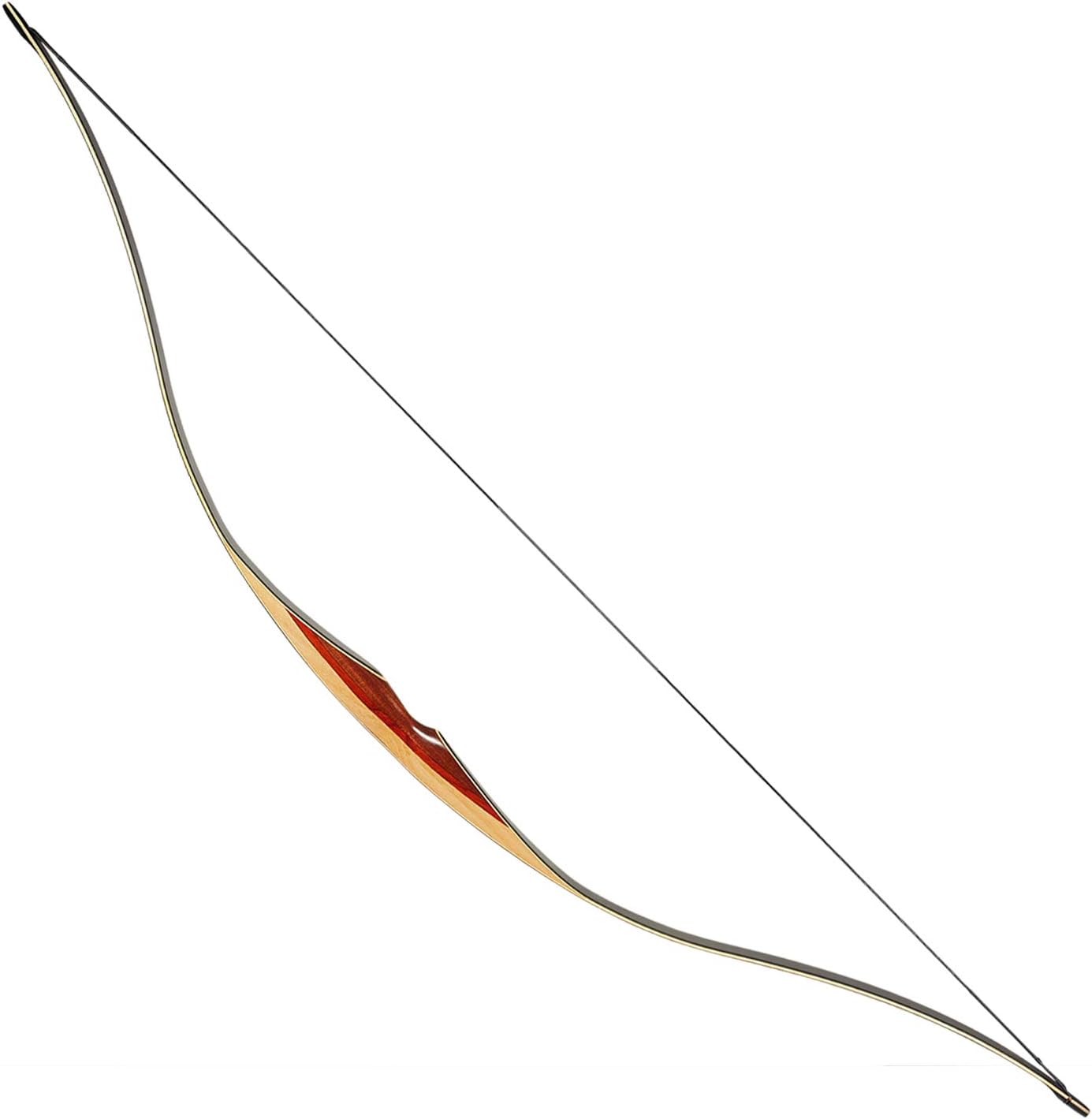 54 Traditional Laminated Recurve Bow for Hunting and Target Practice