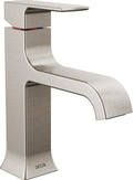 Delta Velum Brushed Nickel Bathroom Faucet 1 Hole - Durable Modern