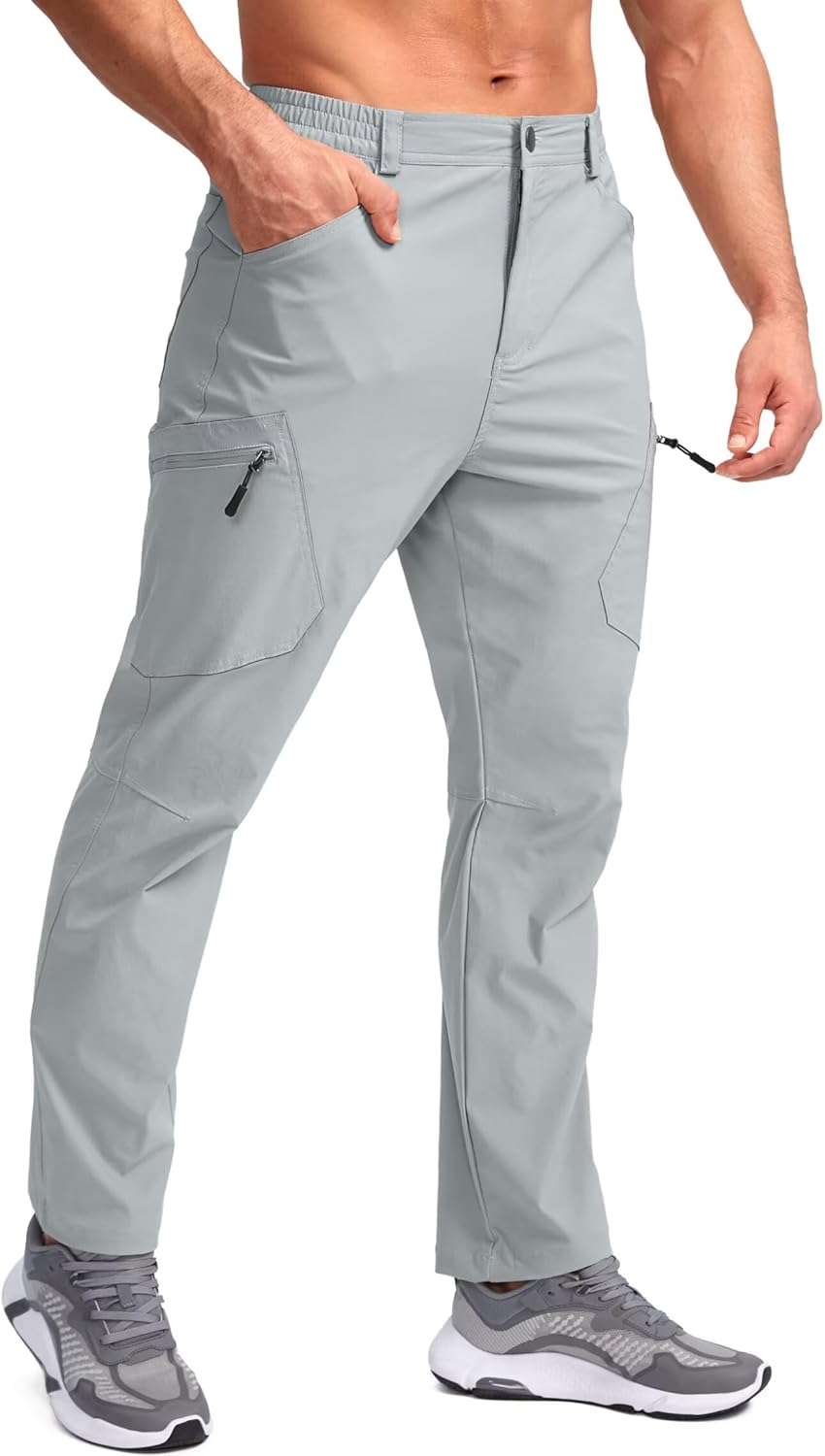 Pudolla Men's Lightweight Hiking Pants for Outdoor Adventures