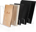 Clear Acrylic Magazine File Holder for Desk Organization