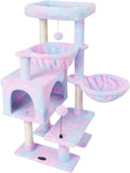Cat Tree Cat Tower Condo with Sisal Scratching Post - Multi-Level Play
