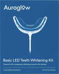 Auraglow Teeth Whitening Kit with Wired LED Light - Whitens Fast