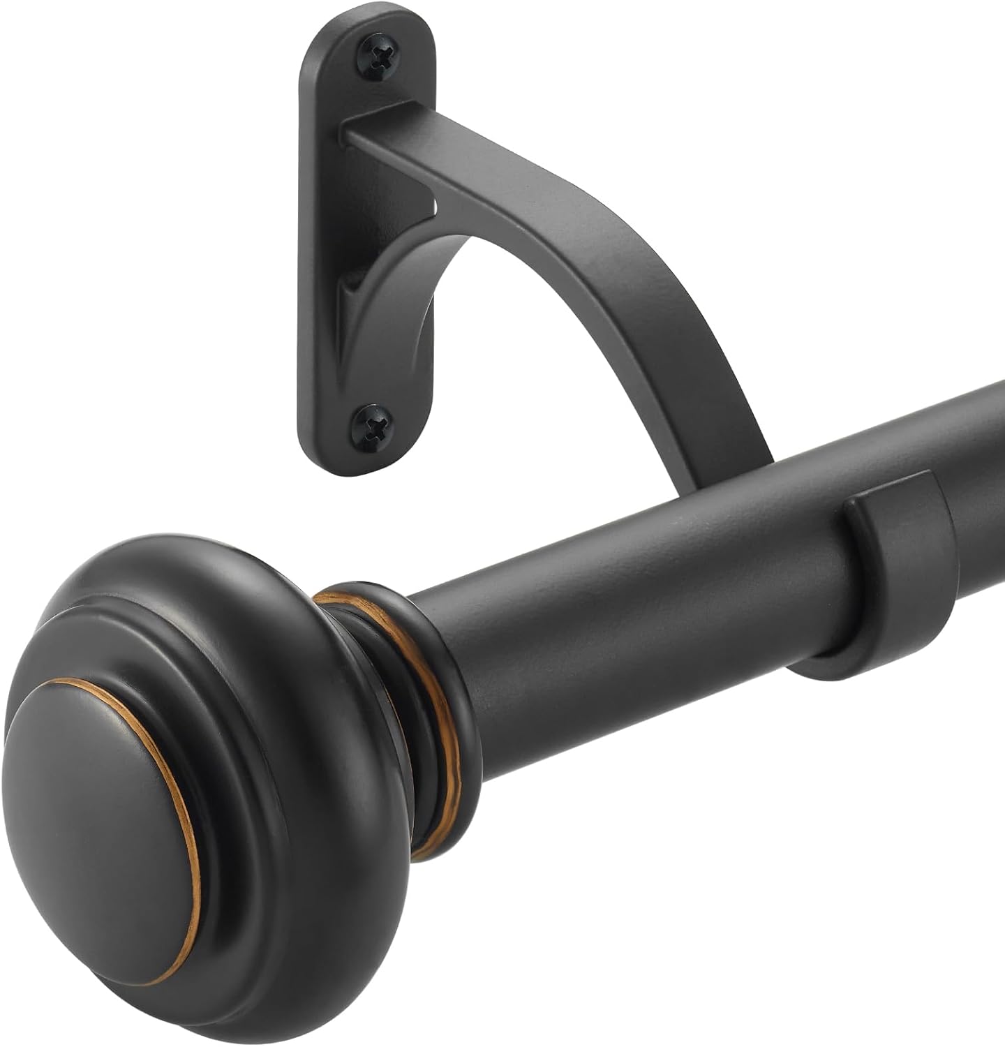 Adjustable 72-144 Inches Curtain Rods for Heavy Duty Use