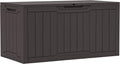 100 Gallon Outdoor Storage Box - Large Water Resistant Deck Box