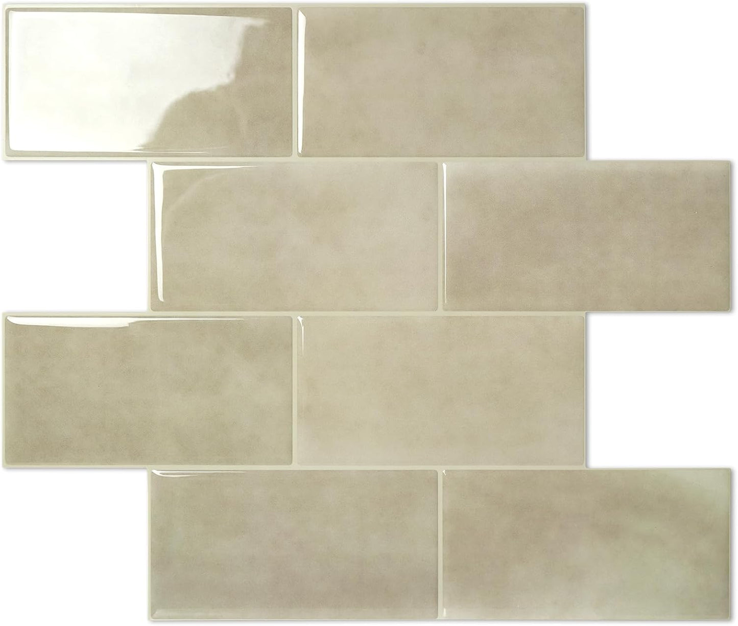 STICKGOO 10-Sheet Subway Tile Peel and Stick Backsplash Review