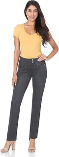 Women's Secret Figure Pull-On Knit Straight Pant with Tummy Control
