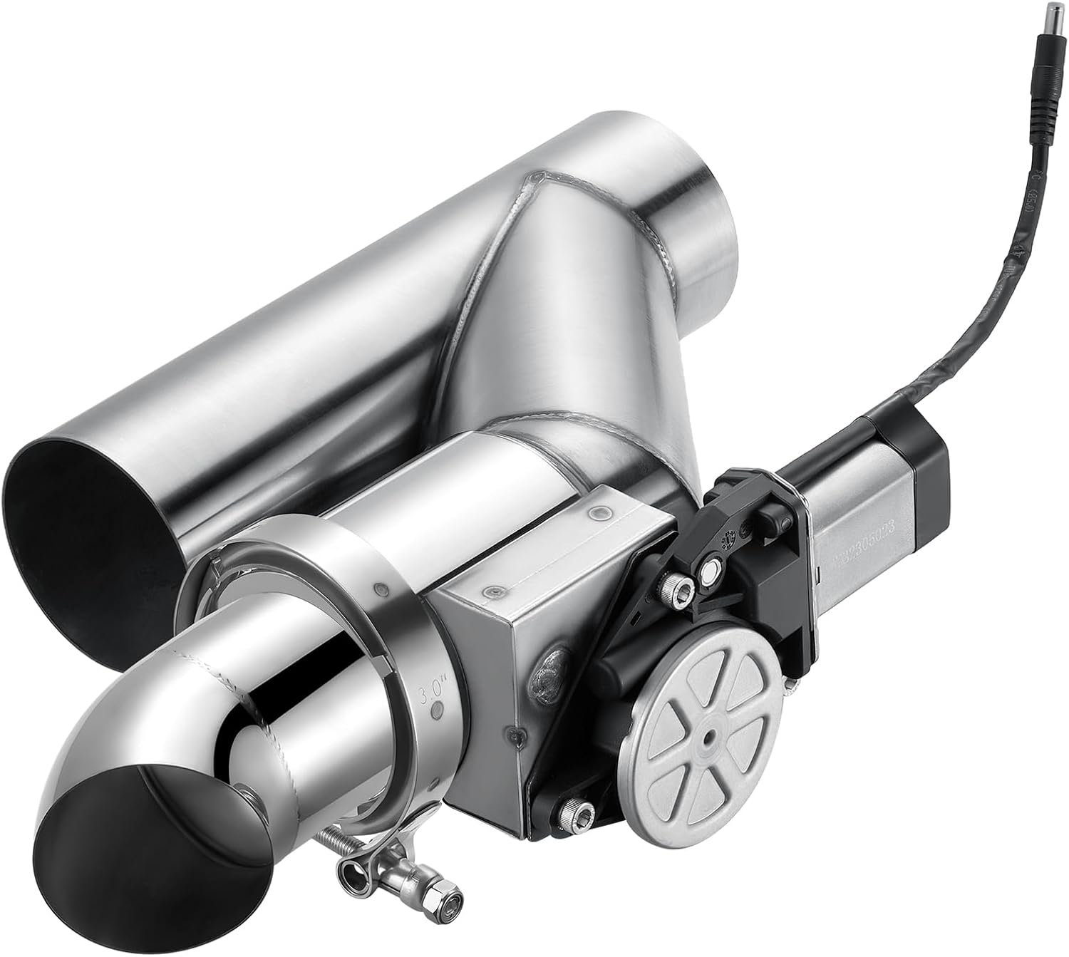 SPELAB Electric Exhaust Cutout 3.0 Inch Valve Kit for Vehicles