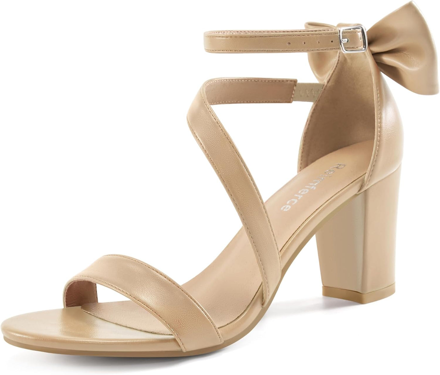 Chunky Heels for Women Wedding: Comfortable Bow Heel Sandals
