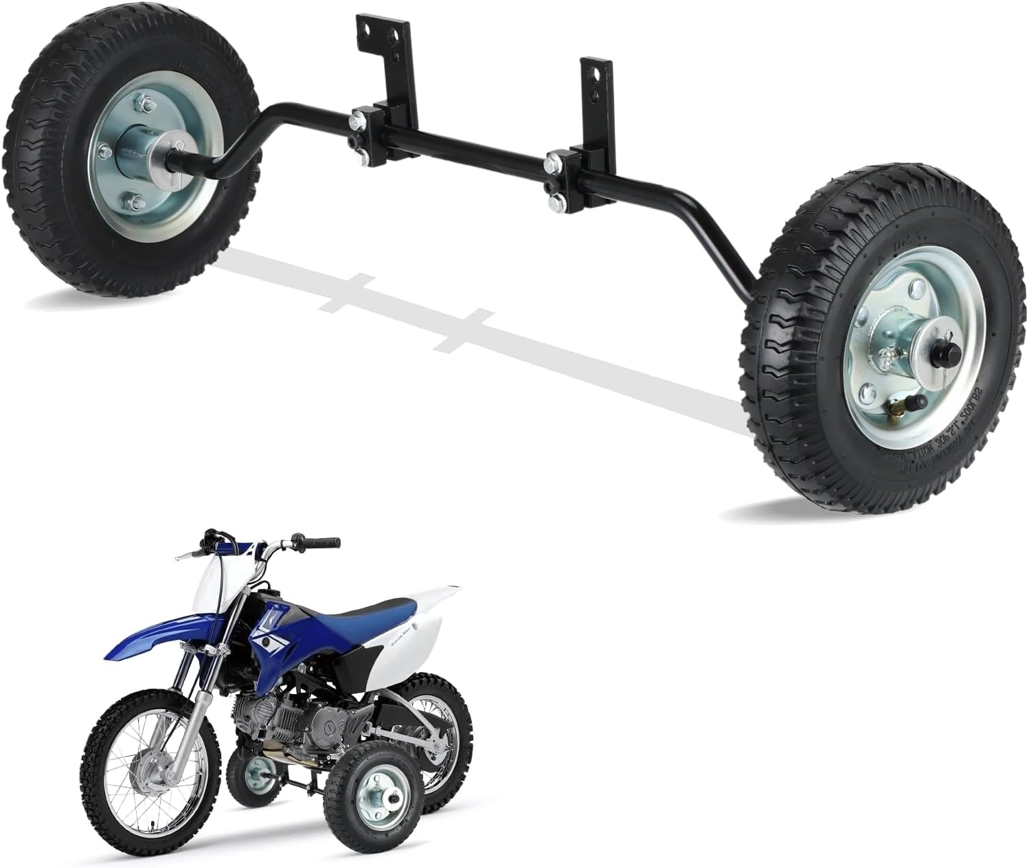 Dirt Bike Training Wheels for Kids - Adjustable Height Safety
