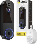 Safe Doorbell Wireless Video Doorbell with 1080p HD - Reliable Home