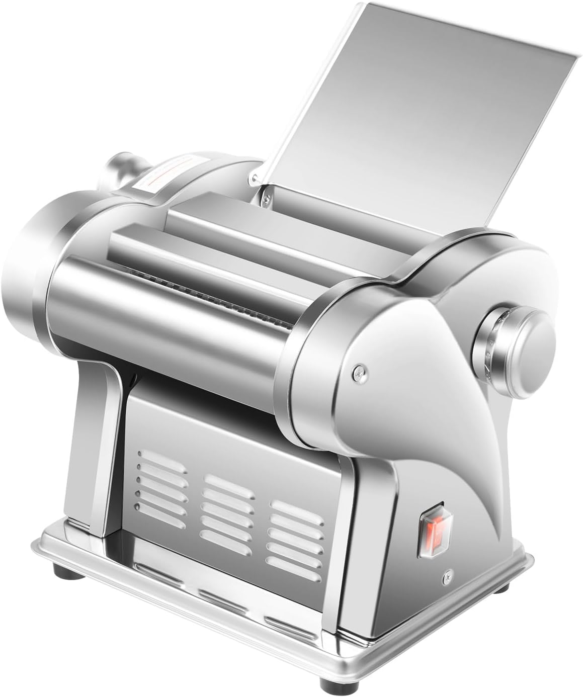 Commercial Stainless Steel Electric Pasta Maker - 8-Speed Cutter for Perfect Noodles!