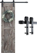 SMARTSTANDARD 4ft Sliding Barn Door Hardware Kit - Heavy Duty Track