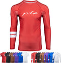 Gold BJJ Foundation Rash Guard - Ranked No-Gi and Gi Legal Fit