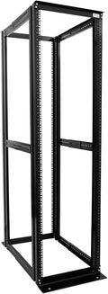 Raising Electronics 42U 4-Post Open Rack Frame - Adjustable Depth