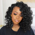 Ocean Wave Crochet Hair 14 in 8 Packs Dark Brown - Natural Wavy Look