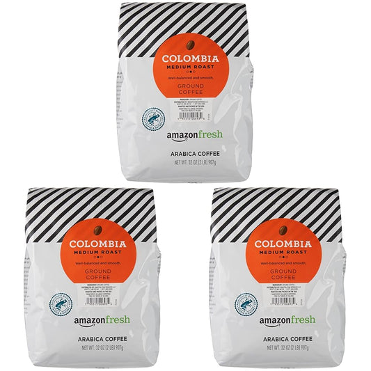 Colombia Ground Coffee Medium Roast 32 Oz Pack of 3 Review