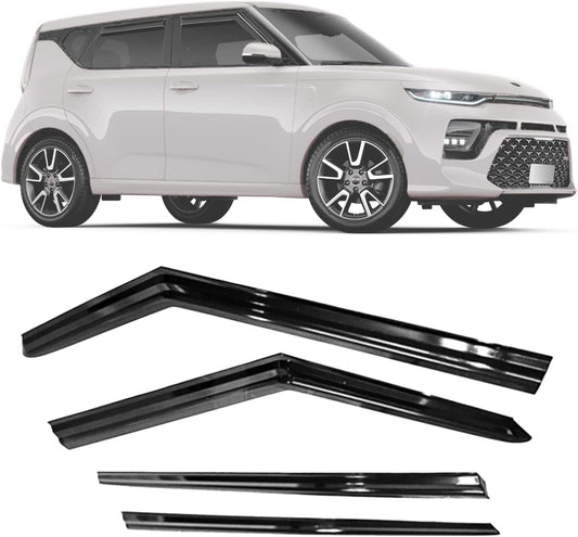 Tape-On Windows Visor 4-Piece for 2020-2023 Kia Soul