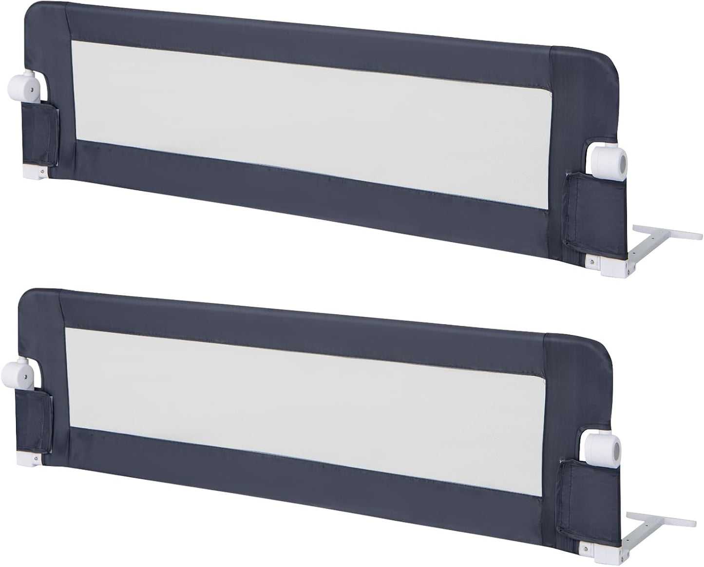 BABY JOY Double Sided Bed Rail Guard for Safe Toddler Sleep