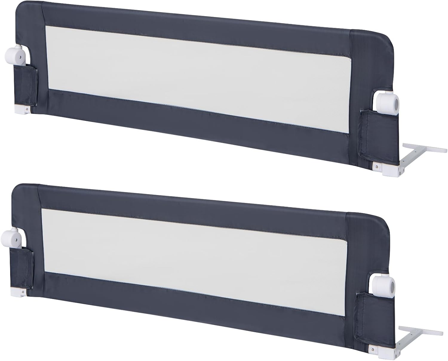 BABY JOY Double Sided Bed Rail Guard for Safe Toddler Sleep