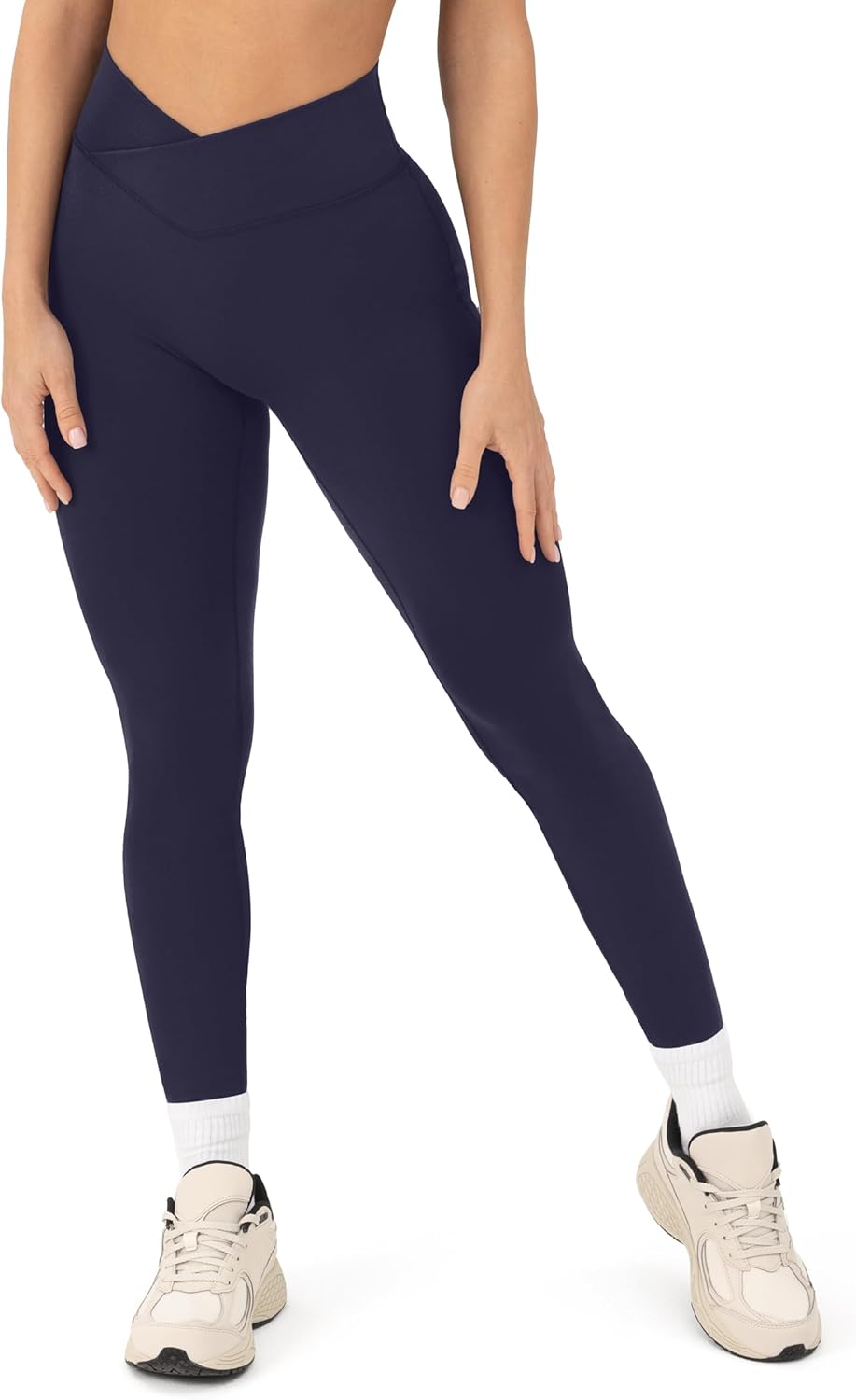 Pilates Crossover Leggings for Women | Buttery Soft High Waisted