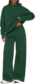 PRETTYGARDEN Womens Sweatsuits 2 Piece Set - Cozy Wide (Style 4ZG9)