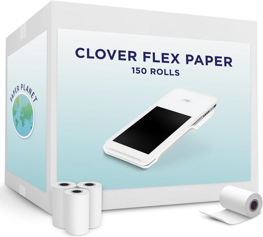 PaperPlanet Thermal Paper for Clover Flex - 150 Rolls of Quality