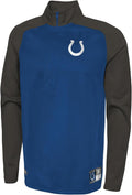 NFL Men's O-Line Performance 1/4 Zip Pullover Fleece Top - Warm Gear
