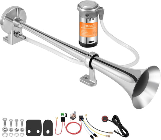 12V 150db Air Horn for Trucks, Cars, Boats and More