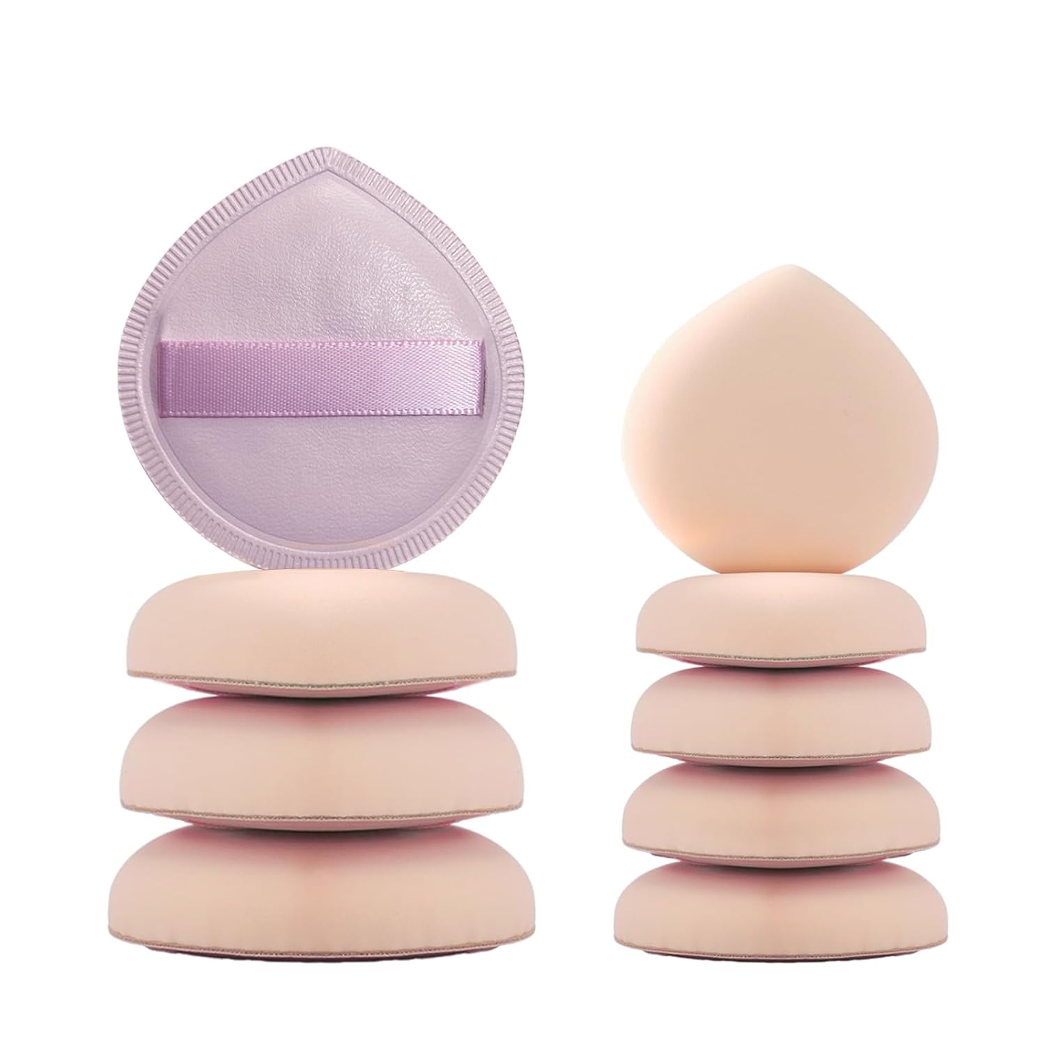 9-Piece Makeup Sponge Set: Blend Liquid, Cream & Powder - GFOUNS