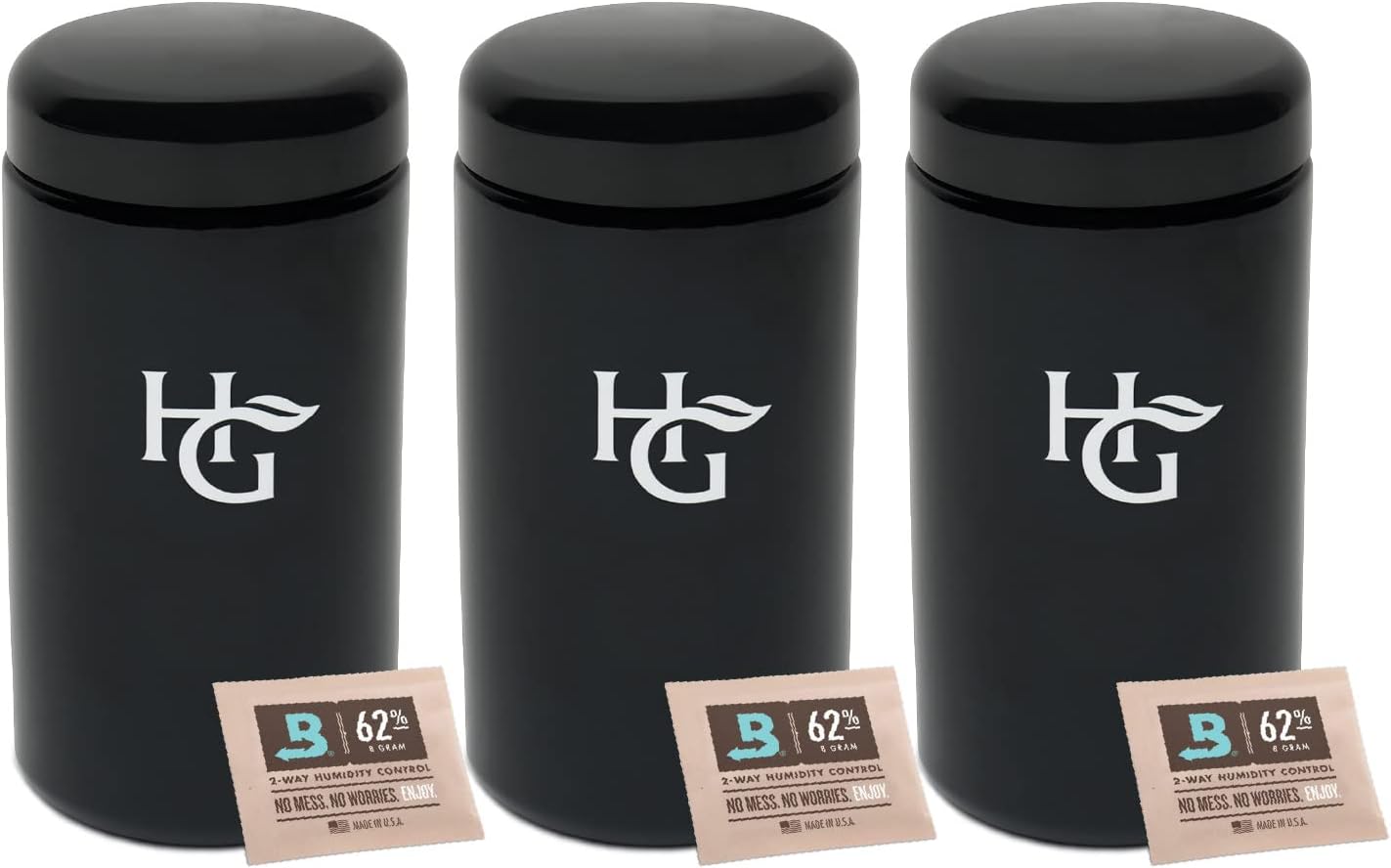 Herb Guard Airtight Jar 3 Pack - Keep Your Goods Fresh