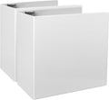 5-Inch 3 Ring Binder for Letter Paper - 2-Pack White