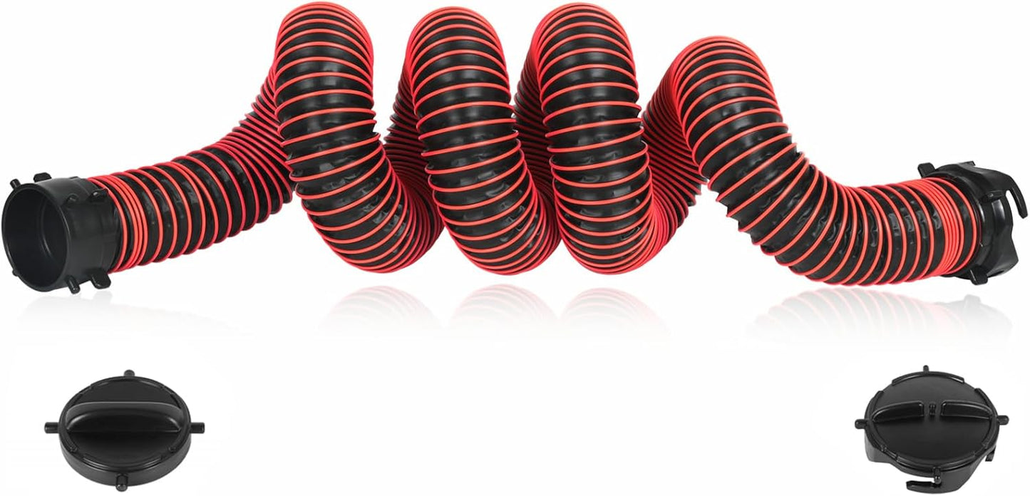 10FT RV Sewer Hose Extension for Heavy Duty Abrasion Resistance