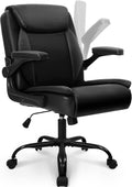 NEO CHAIR Office Desk Computer Chair Ergonomic Mid-Back Leather