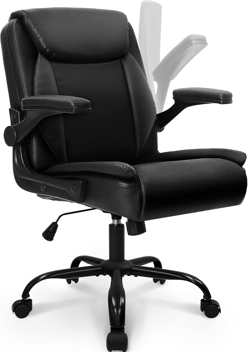 Executive Gaming Chair with Ergonomic PU Leather