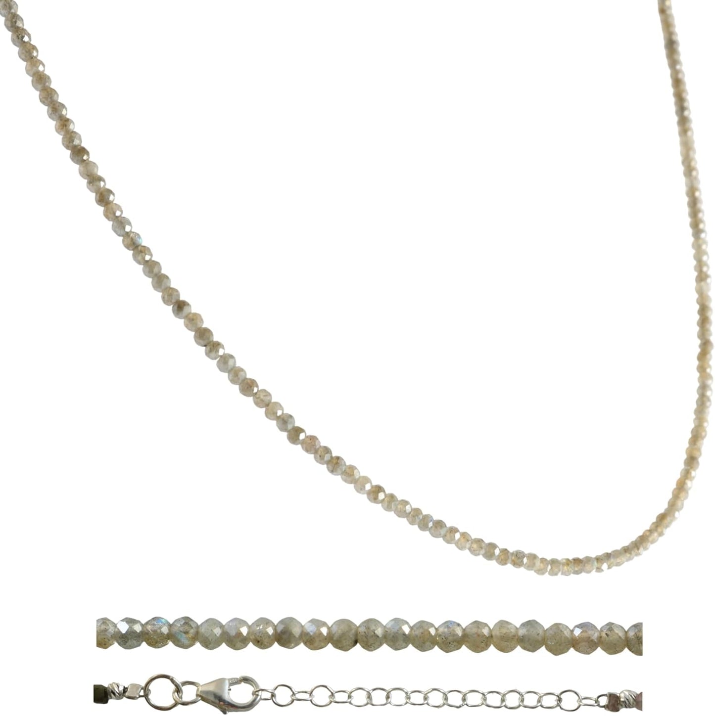 Echmeck Handmade Natural Gemtone Beads Necklace for Women