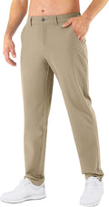 Mens Golf Pants Stretch Classic Fit Dress Pants - Quick (Style Q837)