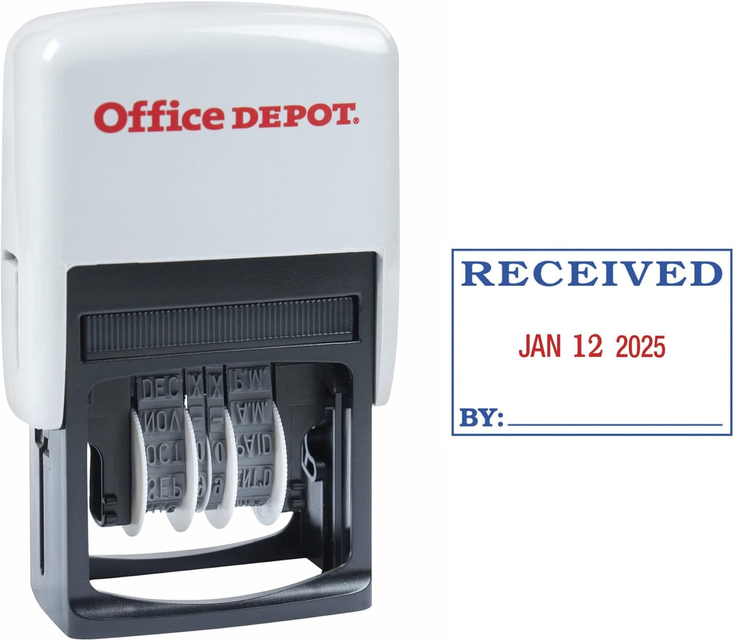 Office Depot Self-Inking Dater: Efficient Date Marking!