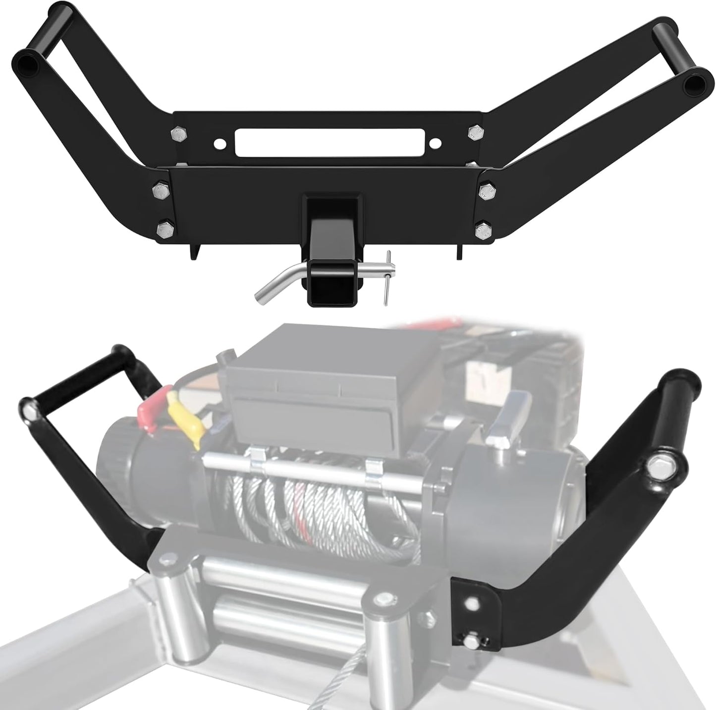 JY PERFORMANCE Cradle Winch Mount for 8000-13000 Lbs Capacity