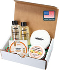 Cutting Board Care Kit - Oil, Soap, Wax & Buffing Pad for Boards