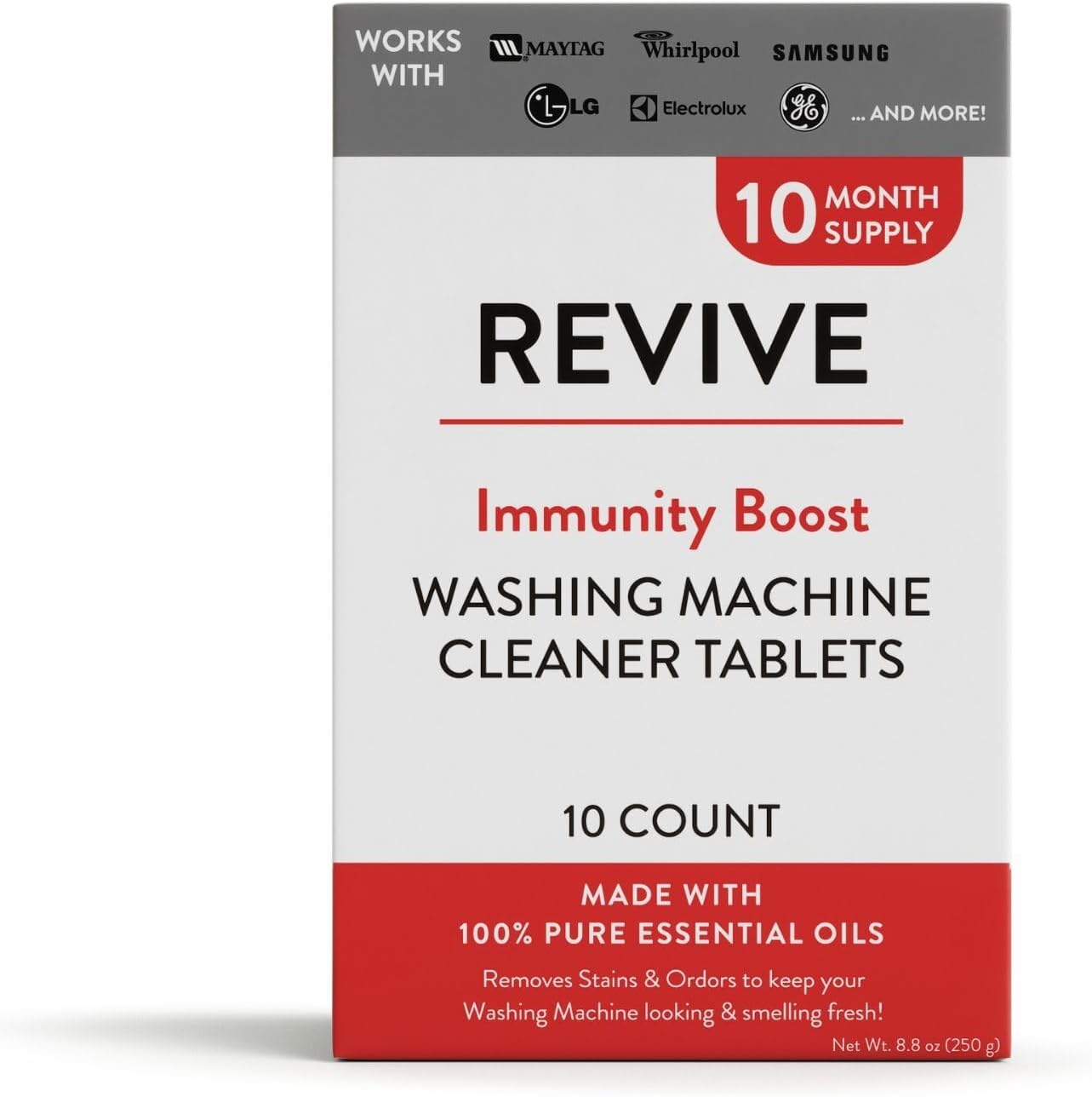 Revive Essential Oils Immunity-Boosting Washing Tablet 10ct