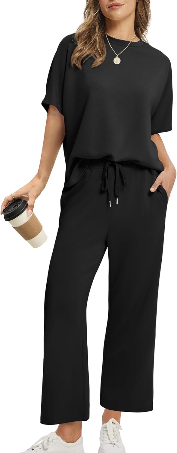 Sampeel Two Piece Sets for Women Summer Outfits - Stylish Comfort