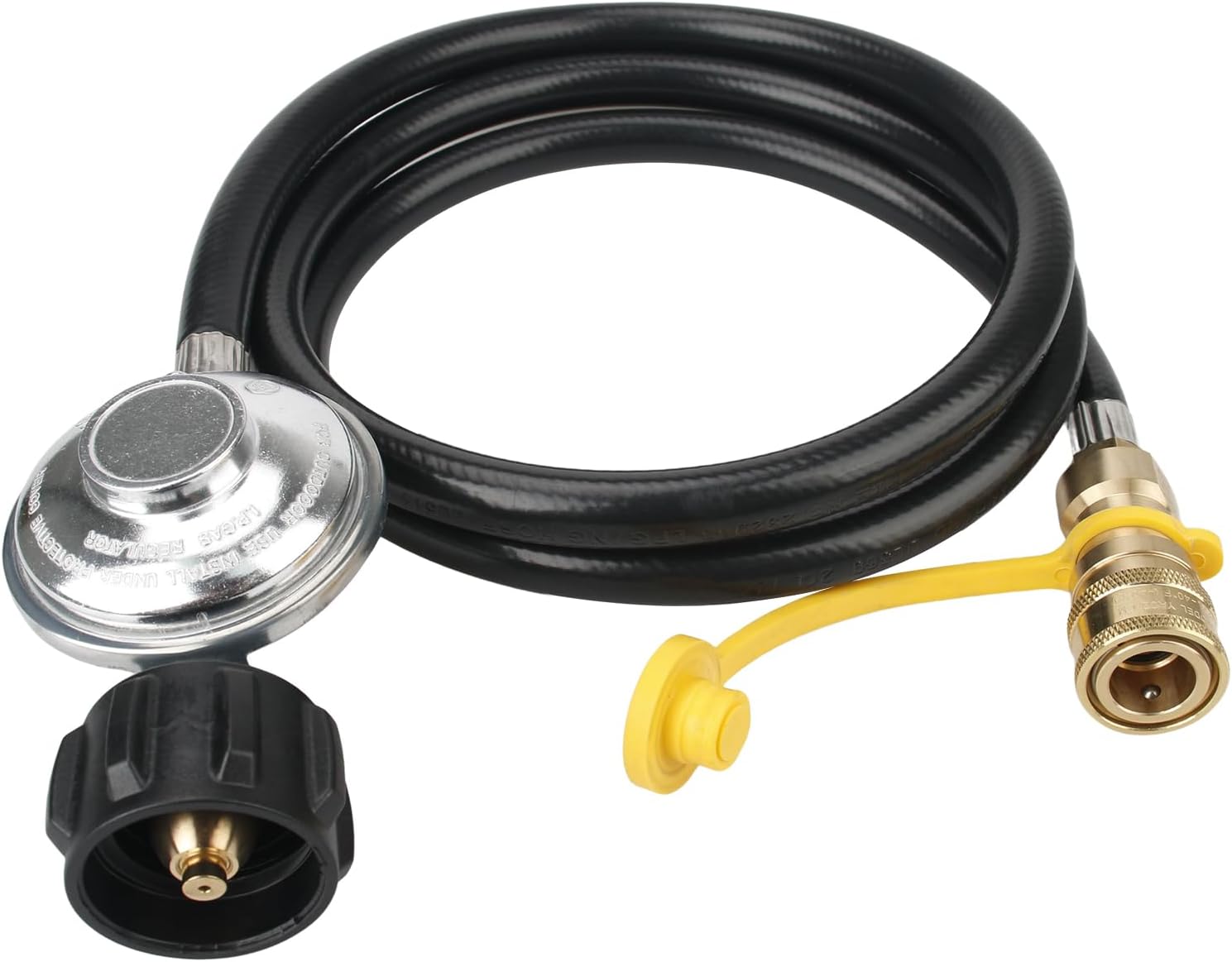 Propane Hose with Regulator - Seamless Connection for Big Buddy Heater