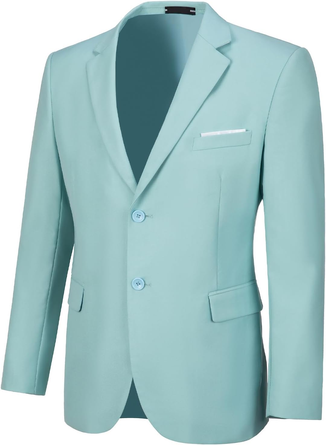 Mint Green Blazer for Men Casual Slim Fit Suit Jacket
