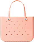 White Buttons BOGG BAG Tote for Beach and Pool - TipProof EVA