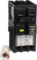 Square D Homeline 20 Amp Mini Circuit Breaker for Residential Use
