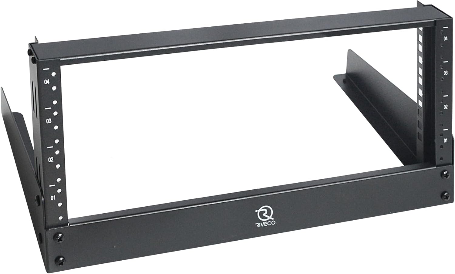 RIVECO 4u Tabletop Rack for Audio & Network - Compact & Sturdy