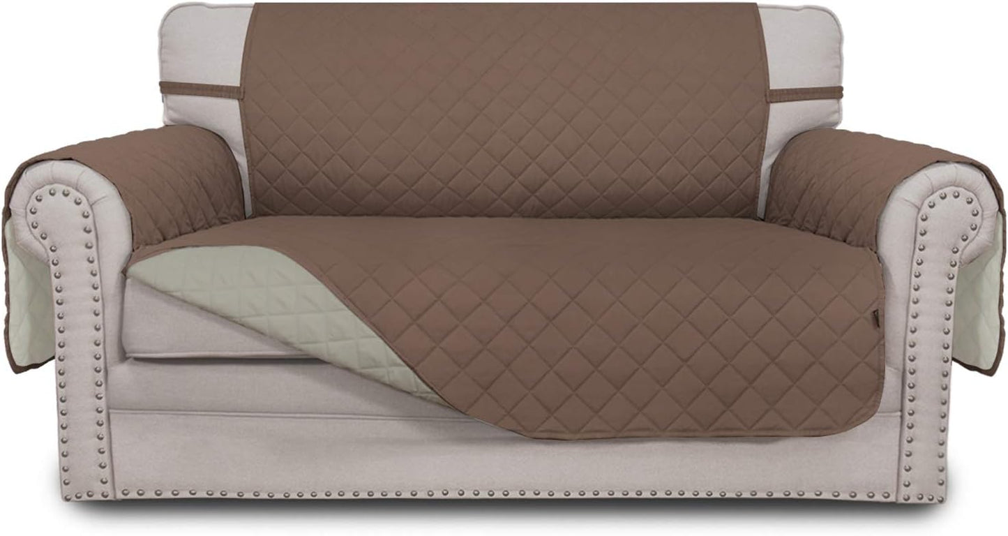 Easy-Going Reversible Loveseat Couch Cover for Pet Protection