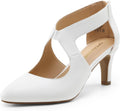 Women's Pointed Toe Kitten Heels Pumps - Comfortable Retro Style
