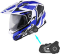 Dual Sport Motorcycle Full Face Helmet with Dual Visor - HF802