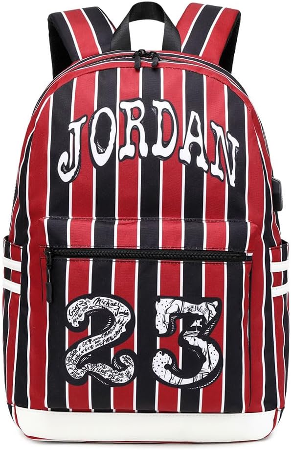 Basketball Player 23 Backpack for Travel and School Use